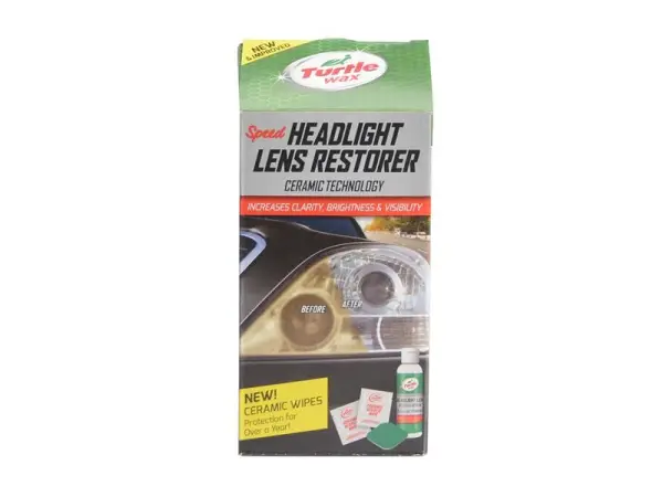 Turtle Wax Speed Headlight Restoration Kit, 3-in-1 Solution