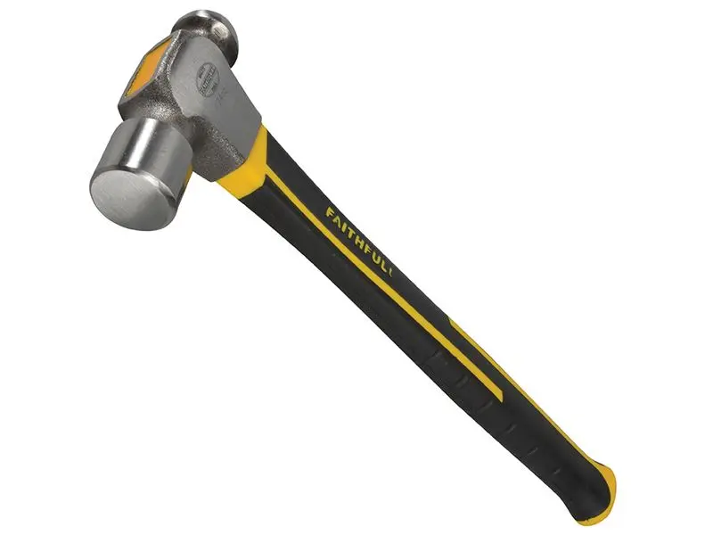 Faithfull Ball Pein Hammer with Fibreglass Shaft, 680g (24oz)