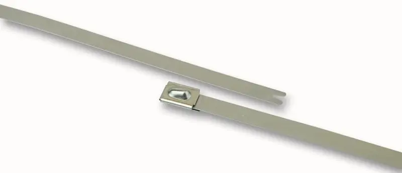 Attaches-câbles en acier inoxydable HELLERMANNTYTON 304 à bille roulante, 7,9mm