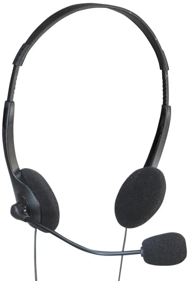 SOUNDLAB - Headset PC Stereo, Hitam