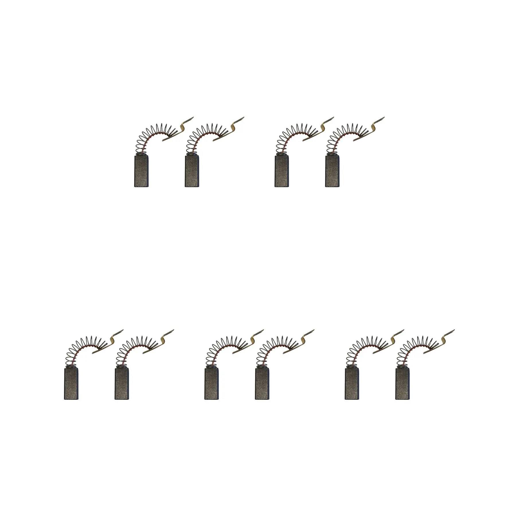 CarbonBr F57 打磨機專用碳刷 5套裝 (尺寸: 6 x 9 x 22/20 毫米)