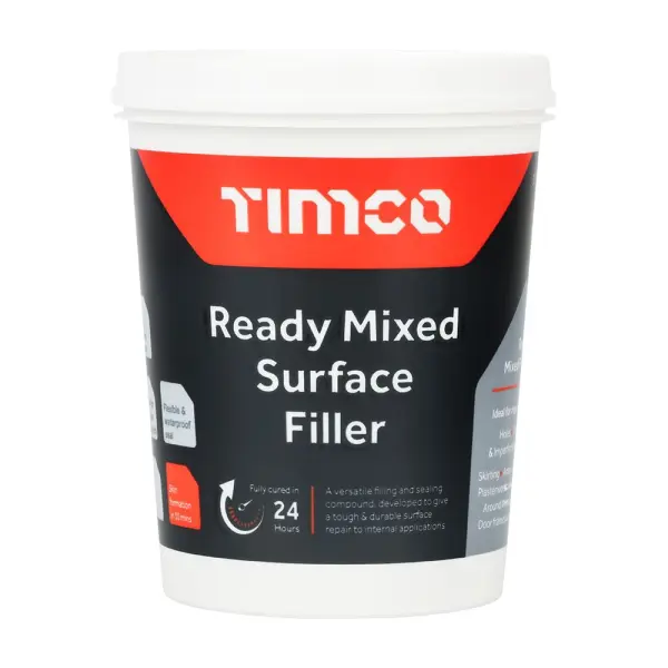 Timco Ready Mixed Surface Filler, 1kg, White