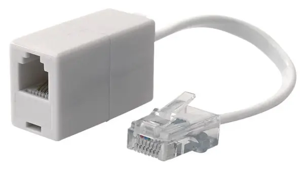 KAUDEN RJ45 go RJ11 Táirgeoir, 4-Sreang, 150mm Cábla
