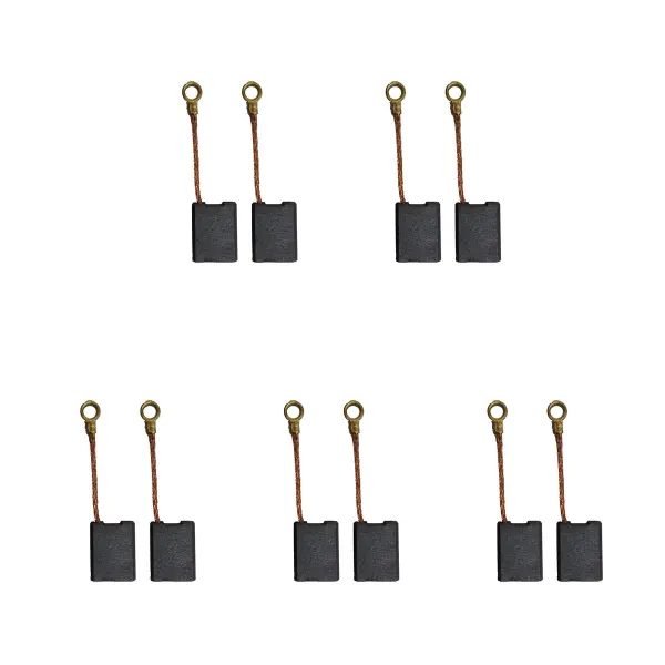 5 Sets of Carbon Brushes for Metabo 084 Grinder, 8x14x18mm