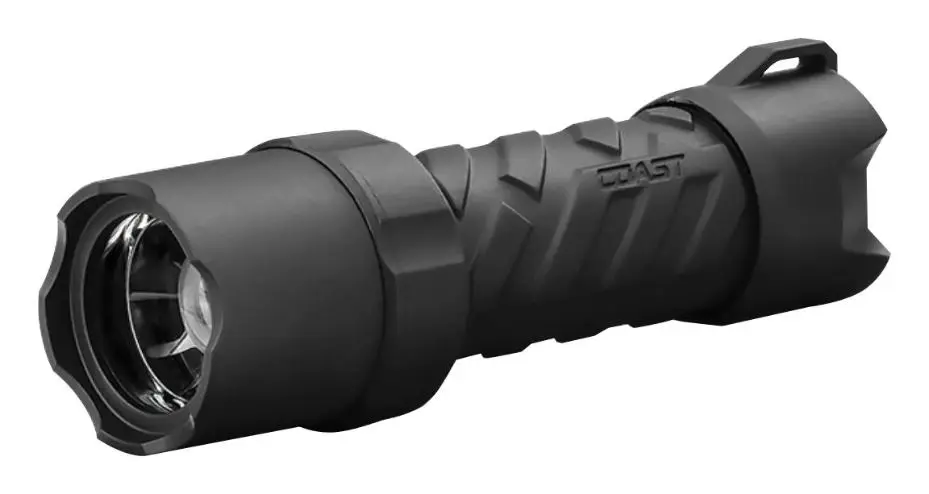 COAST Polysteel 400 LED 손전등, 440루멘, IPX8 방수, 스테인리스 스틸