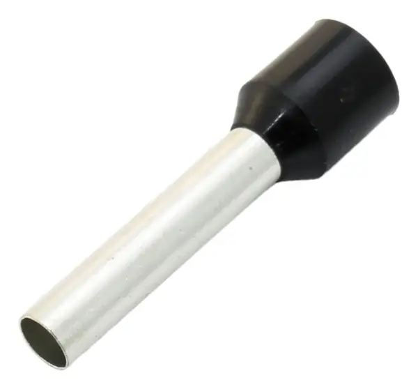 Borne à sertir isolée MULTICOMP PRO, 6mm², Noir, Lot de 100