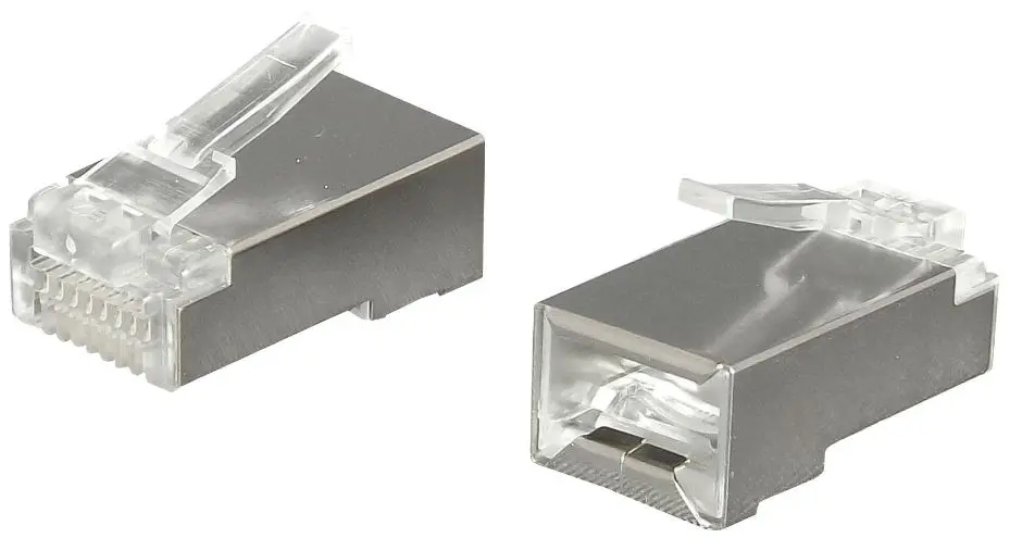 SPEEDY RJ45 Cat6 Pluigí Scagtha 8P8C, Pacáiste de 100