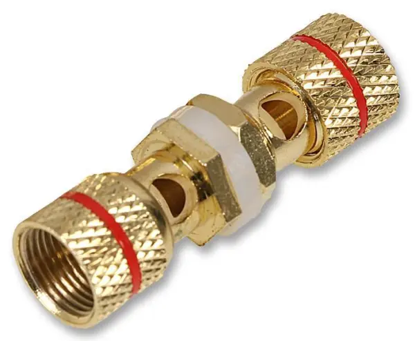 PRO SIGNAL Gold-Plated Red Binding Post