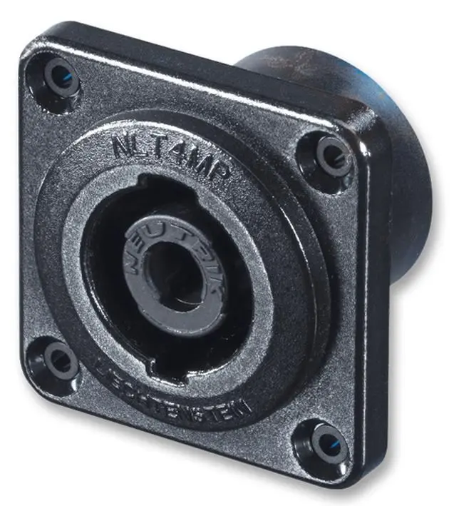 NEUTRIK - Speakon, STX, Soket, 4 Kutub, PCB