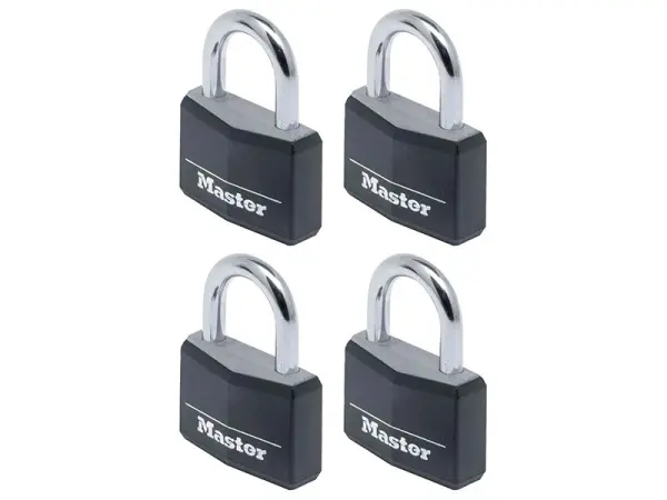 Master Lock Lucchetto a Combinazione 40mm in Alluminio con Rivestimento in Vinì
