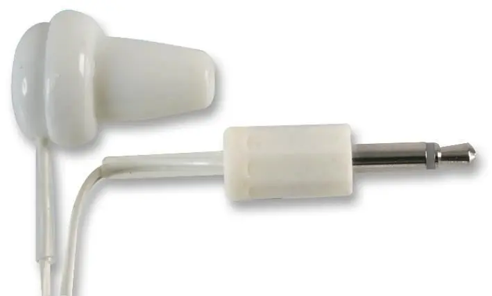 Pro Signal אוזניה מונו מגנטית, חיבור 3.5 מ״מ, צבע שנהב