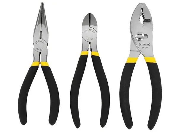 STANLEY 3-Piece Pliers Set, Carbon Steel, 152mm