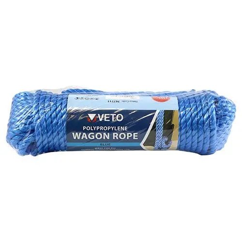 Timco - Tali Wagon Polipropilena Biru (Saiz 9mm x 27m - 1 Unit)