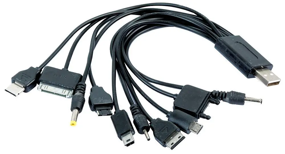 LMS DATA 10-in-1 USB Charge Cable for Mobiles & Tablets