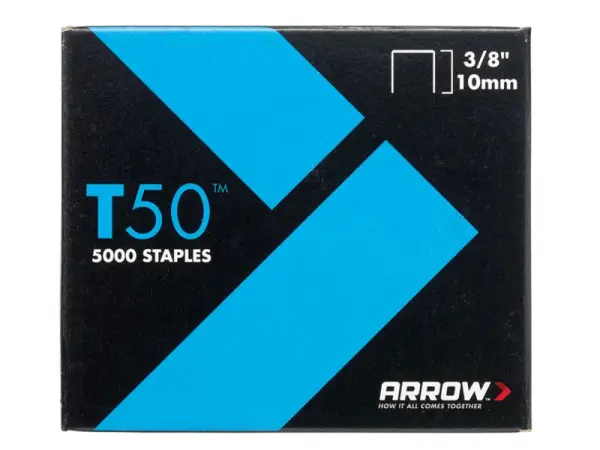 Arrow T50 스테이플, 10mm (3/8인치), 5000개입