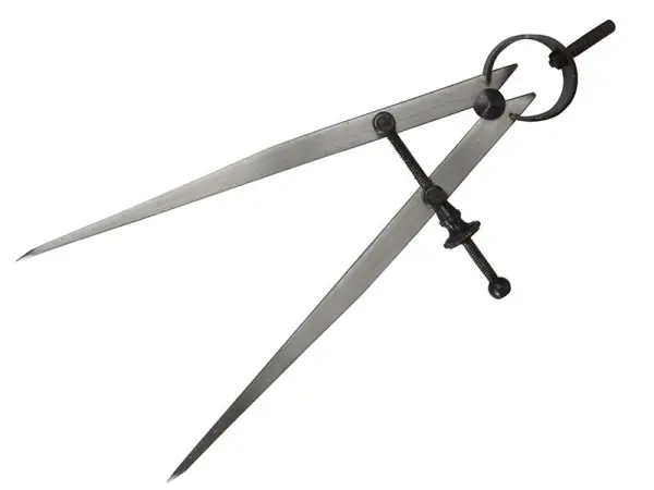 Faithfull Compasso de Molas 150mm (6 pol) - Ferramenta de Marcação em Aço