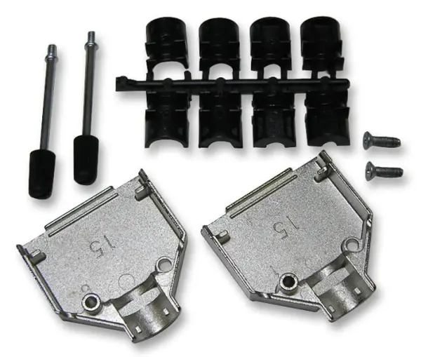 OSSI - Capot coulé sous pression D 15 voies blindé pour connecteurs