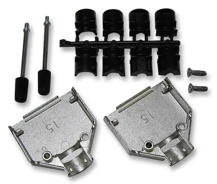 OSSI - Capot coulé sous pression D 15 voies blindé pour connecteurs