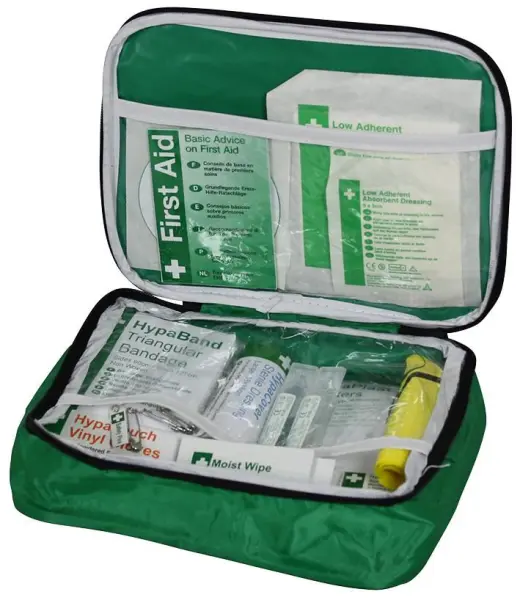 Vehicle First Aid Kit in Soft Pouch