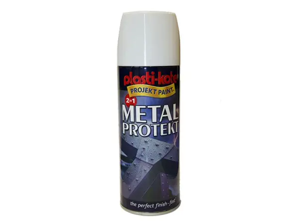 PlastiKote Metal Protekt Spray Glanz Weiß 400ml
