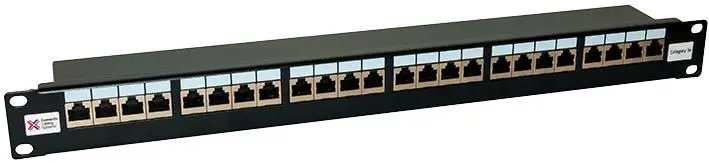 Connectix 2020 Series 24-Way Cat5e FTP Panel, 1U High Density