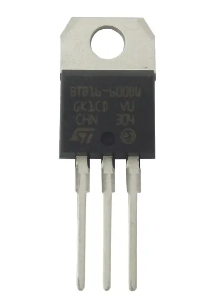 STMICROELECTRONICS Triac, TO-220AB, 50mA, 1W - 600V 16A 1.3V