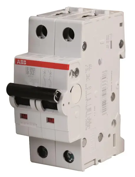 ABB - Pemutus Litar Mini S200 Jenis B 32A Dwijenama