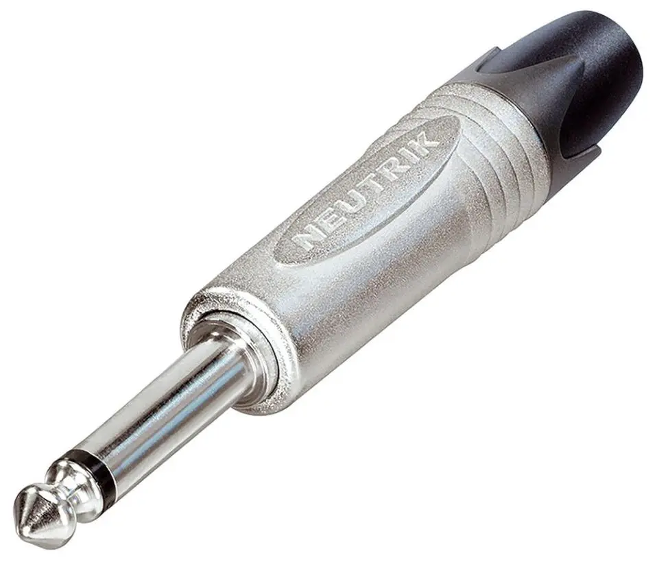 NEUTRIK תקע מונו NP2X 6.35 מ״מ, מצופה ניקל
