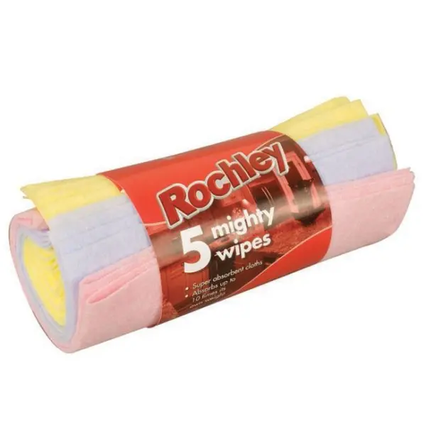 Rochley Mighty Wipes Roll 5 Pack