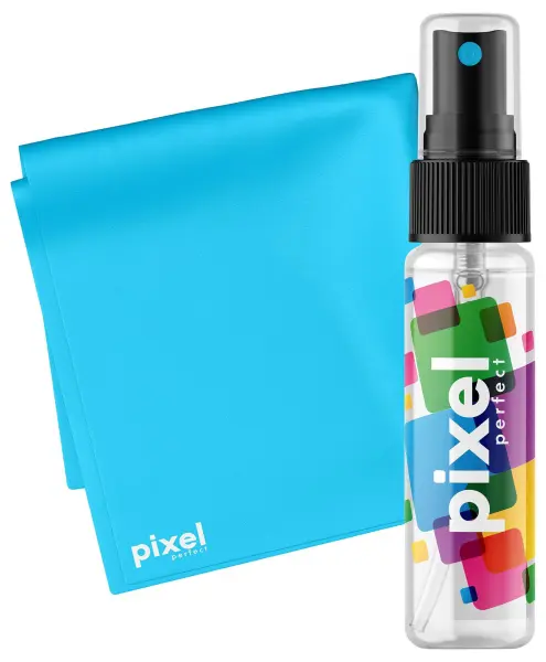 PIXEL PERFECT Pocket Screen Cleaner Spray & Microfibre Cloth Set 40ml