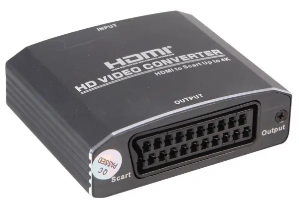Pro Signal HDMI to SCART Converter with 4K UHD Support