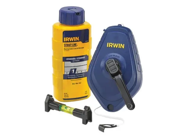 IRWIN® STRAIT-LINE® - Schnurlot-Set mit Kreide und Wasserwaage