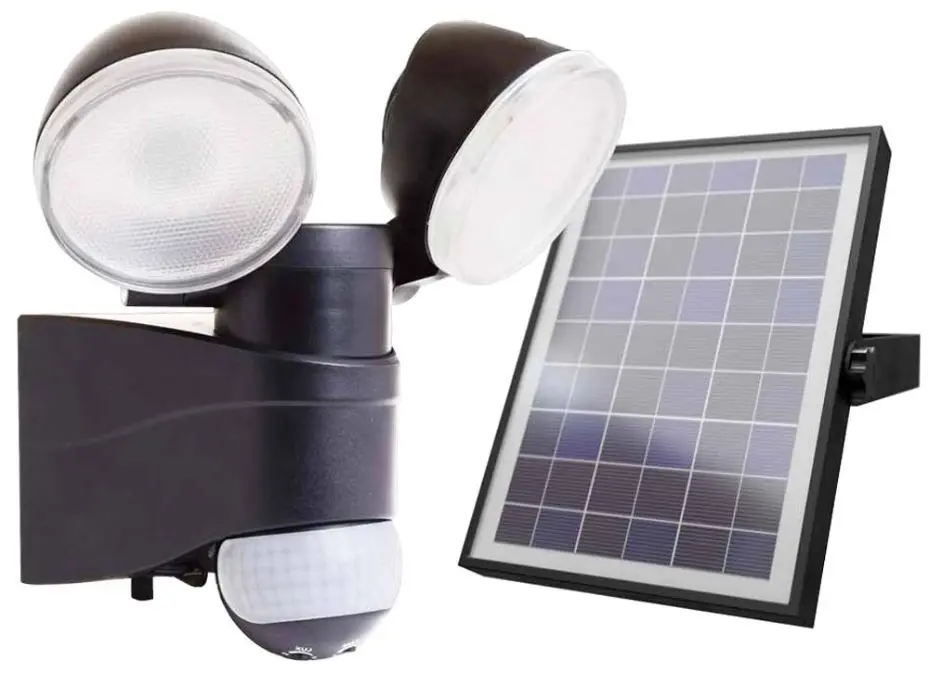 SOLARCENTRE Luminarias Solares LED con Sensor PIR Gemelas, 550lm