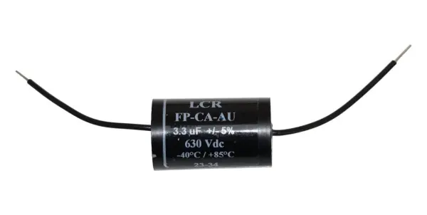 AMPOHM Audio Series DC Film Capacitor, 3.3µF 630V, PP, Axial