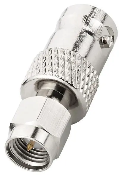 MONACOR SMAプラグからBNCソケットアダプター 50オーム