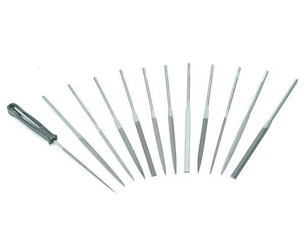Bahco 160mm (6.2in) Needle File Set of 12, Cut 2 Smooth