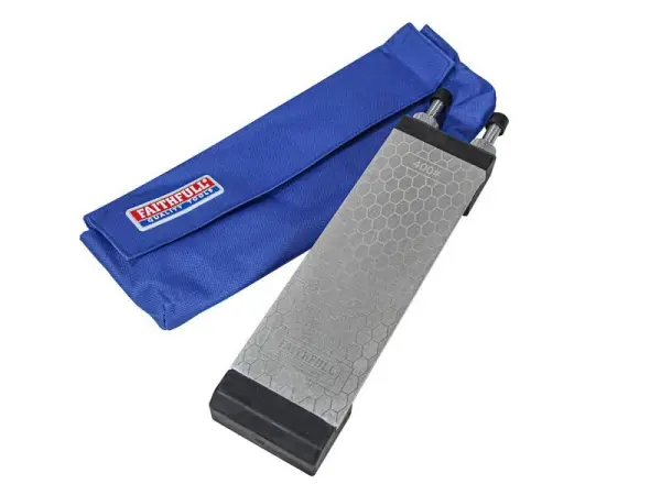 Faithfull Diamond Sharpening Stone, 200mm x 70mm, Dual Grit