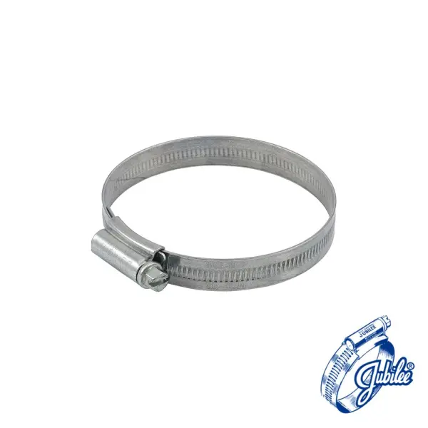 Jubilee Clip, Mild Steel, Zinc, 60-80mm (Pack of 10)