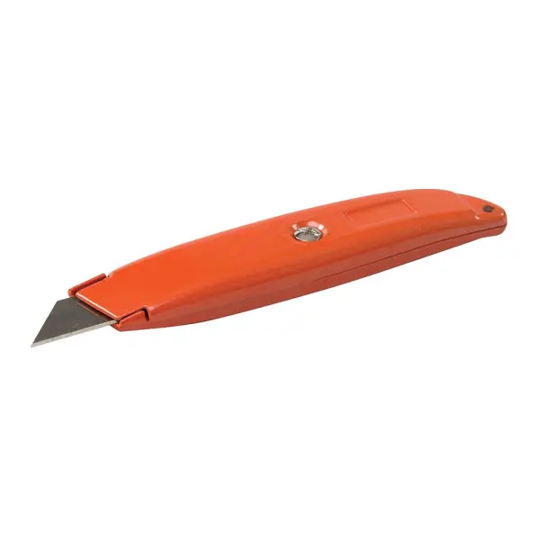 Silverline Retractable Knife, Hi-Vis, 150mm, Aluminium