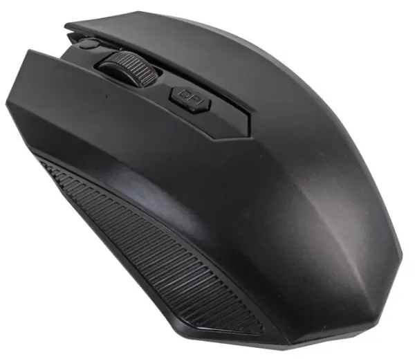 HiLo Wireless Optical Mouse - Black, 10m Range
