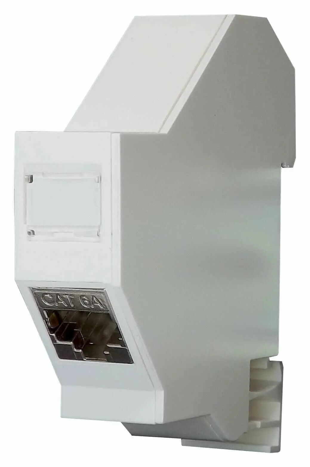 TUK DIN Rail Connector 35mm, Cat6A Shielded