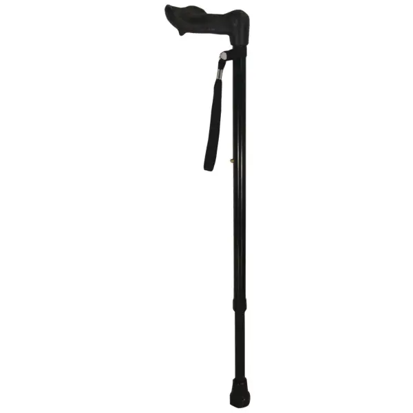 AIDAPT Ergonomic Handled Walking Stick, Height Adjustable