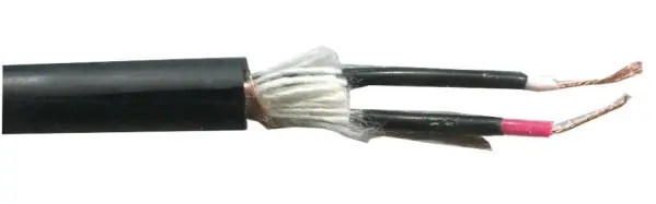 PRO ELEC Cable de Micrófono Balanceado de 2 Núcleos - 100m, Negro