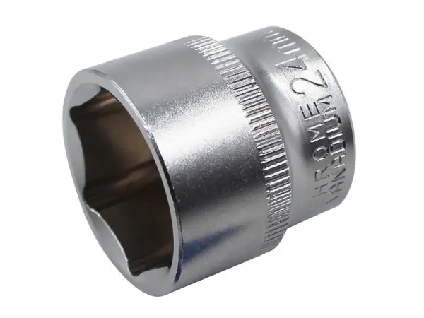 Faithfull 3/8in Drive Hex Socket 24mm, Chrome-Vanadium Steel