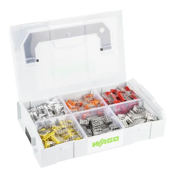 WAGO 2773 Series 4mm Splicing Connector Set, 380-Piece (L-Boxx)