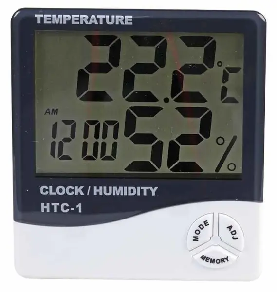 Thermo-hygromètre numérique PRO SIGNAL avec alarme et calendrier