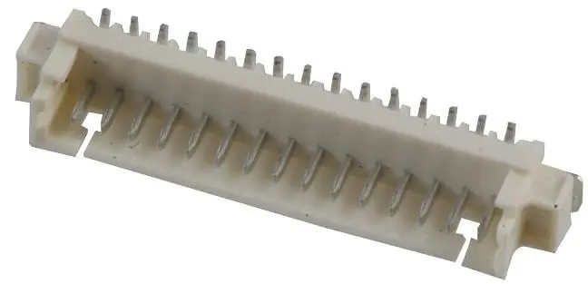 MOLEX - Ceanntásc PicoBlade 1.25mm Spaceáil, SMT, Ingearach, 15-Bhealach