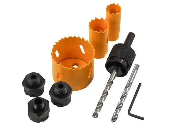 Faithfull Quick Change Arbor Holesaw Kit, 20-51mm