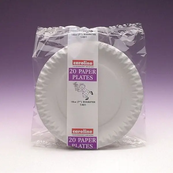 Caroline Paper Plates, 7 Inch, 20 Pack