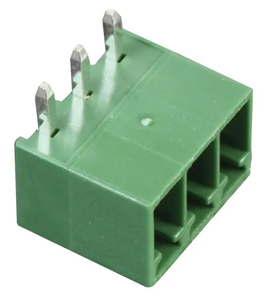MULTICOMP 3.5mm 3-Way Terminal Block Header, Right Angle, 12A